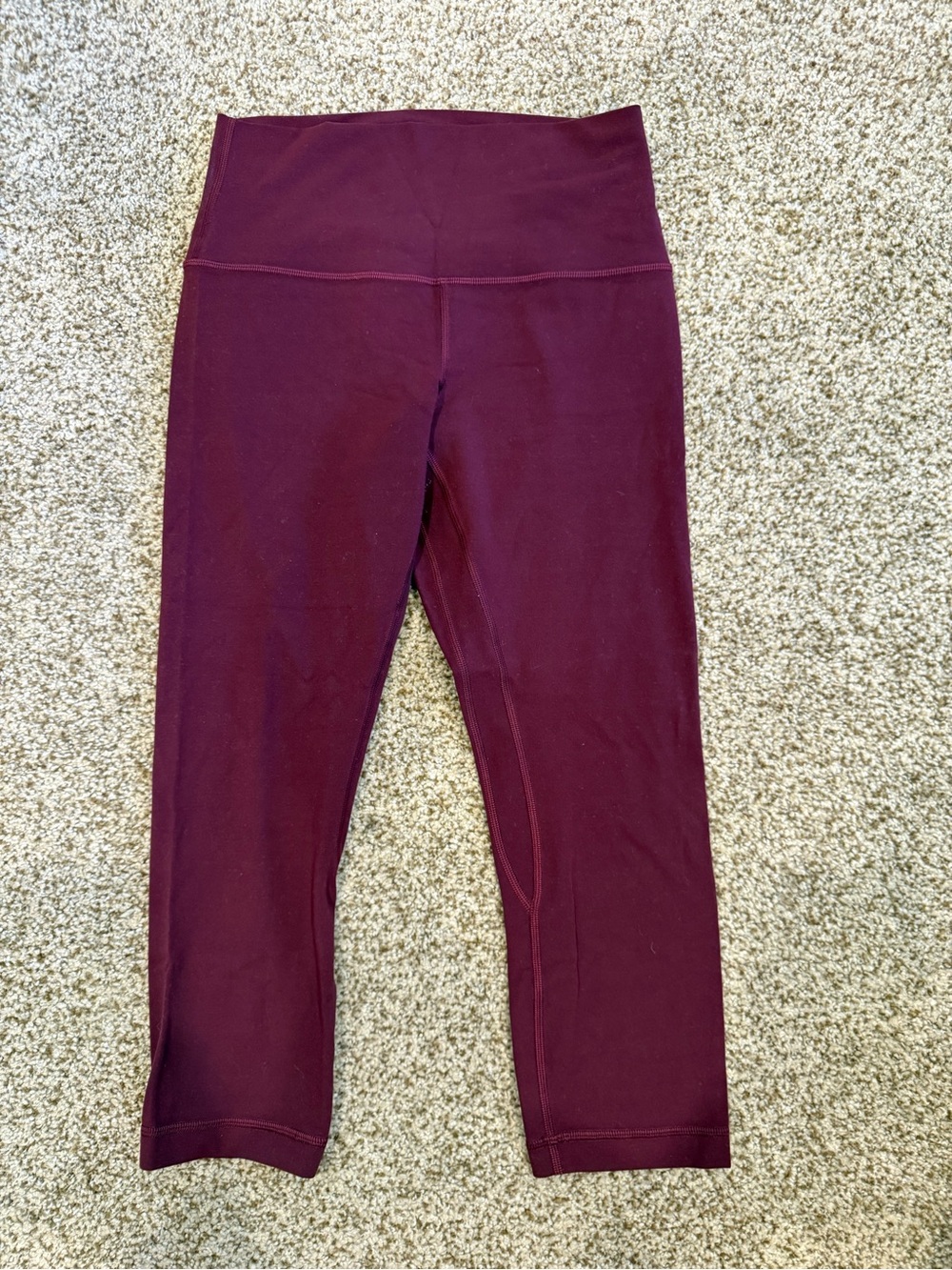 lululemon athletica Wine High-Rise Capri Leggings